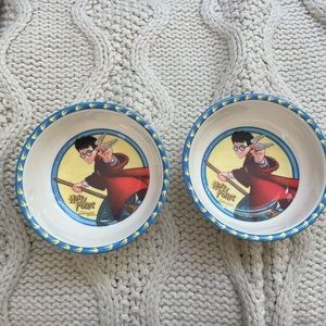 Harry Potter melamine bowls made by Zak
Designs; dated 2001